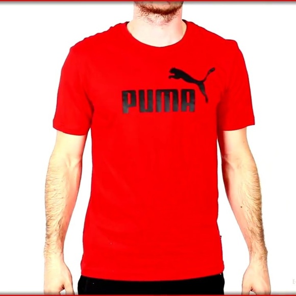 puma red t shirt